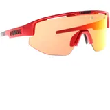 Bliz Matrix Sportbrille (Größe One Size, rot)