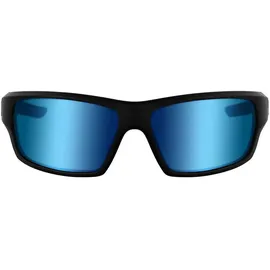 Westin W6 Sport 10 Polarisierte Sonnenbrille, - Matte Black / Smoke/ Blue - CAT4