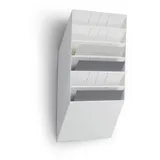 Durable Prospektspenderset Querformat Flexiboxx 6 A4 quer ws Fächer