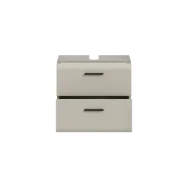 xonox.home Waschbeckenunterschrank – beige – Maße cm B: 60 H: 55