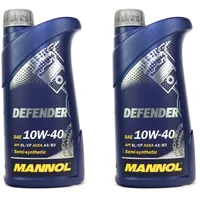 Motoröl Öl 2 Liter MANNOL Defender 10W-40 teilsynthetisch API SL/CF Mercedes VW