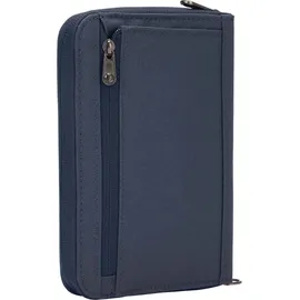 Pacsafe RFIDsafe Compact Travel Organizer Geldbörse blau