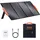 Vevor 120W Solarpanel faltbar 12V monokristallinen Solarmodul 6,66A Solaranlage Umwandlungsrate von 23% Inkl. 2x USB-Schnellladeanschlüsse (QC3.0), Typ-C-Anschluss, 18-V-Gleichstromausgang