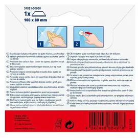 Tesa Filzgleiter selbstklebend Braun (L x B) 100 mm x 80 mm 1 St.