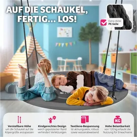 Tectake Nestschaukel Swayer Grau