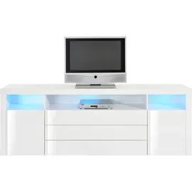 borchardt Möbel Sideboard Santa Fé 200 x 72 x 35 cm Weiß