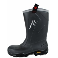 Dunlop Protective Footwear Purofort+ Reliance Full Safety with Vibram sole Unisex-Erwachsene Gummistiefel, Charcoal 45 EU