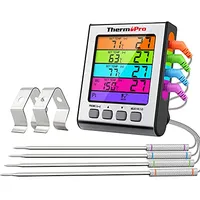  ThermoPro Grill Thermometer Bratenthermometer Fleischthermometer Hinterbeleuchtung 