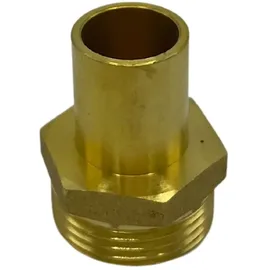 feueranker Rohrstutzen 1 Zoll x 22 mm DN20 Rohranschluss Flachdichtend Messing