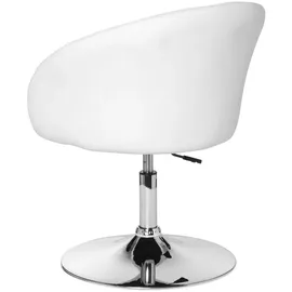 KADIMA DESIGN Design Relaxsessel SPM2.158 Loungesessel Kunstleder Cocktailsessel weiß, | Gr.: onesize