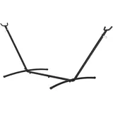 Verstellbarer Hängematten-stützrahmen, Max. Belastung 120 Kg, 280 X 120 X 110 Cm, Schwarz