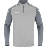 Jako Performance Ziptop Kinder soft grey/steingrau 164