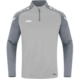 Jako Performance Ziptop Kinder soft grey/steingrau 164