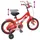 vidaXL Kinderfahrrad 12 Zoll Farbe Rot