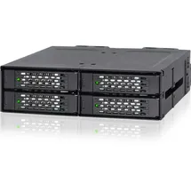 ICY Dock ToughArmor MB699VP-B V3 - Gehäuse für Speicherlaufwerke - 2.5" (6,4 cm) - PCIe 4.0 U.2 U.3 - Schwarz