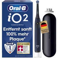 Oral-B iO Series 2 Night Black Special Edition + Reiseetui + Aufsteckbürstenhalter