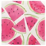 Papstar Servietten, 3-lagig 1/4-Falz 33 cm x 33 cm `Watermelon`