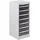 Proregal Schubladencontainer Kobra mit 8 Schubladen HxBxT 74x28x34cm | Lichtgrau