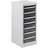 Proregal Schubladencontainer Kobra mit 8 Schubladen HxBxT 74x28x34cm | Lichtgrau