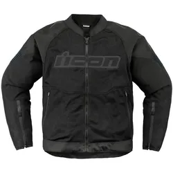 Icon Overlord3 Mesh, Textiljacke - Schwarz/Grau - S
