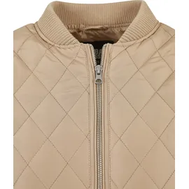 URBAN CLASSICS Diamond Quilt Nylon Steppjacke Union Beige XS