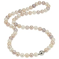 Firetti Perlenkette »Schmuck Geschenk Halsschmuck Halskette Perle«, silberfarben