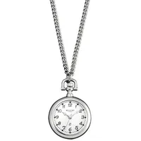 REGENT Kettenuhr Umhängeuhr rund mit 70 cm langer Panzerkette, Zentral-Zekundenzeiger goldfarben|silberfarben