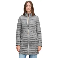 Cartoon Steppjacke mit Reißverschlusstaschen in hellgrau | Gr.: 36