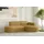Fun Möbel Ecksofa Designersofa PALMA XS in Stoff Scala Senfgelb Ottomane Rechts - Gelb