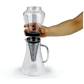 BEEM Cold Drip Kaffeebereiter 0,5 l Silber/Transparent