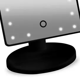 Gillian Jones Makeup Mirror With Led Light And Touch Function Black
