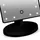Gillian Jones Makeup Mirror With Led Light And Touch Function Black