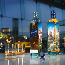 Johnnie Walker Blue Label Cities of the Future Berlin 2220 Blended Scotch 40% vol 0,7 l Geschenkbox