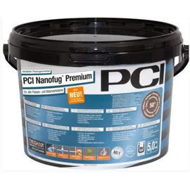 PCI Nanofug Premium variabler Flexfugenmörtel Fliesen/Natursteine basalt 5 kg