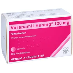 Verapamil Hennig 120 mg Filmtabletten 100 St