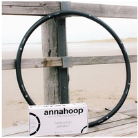 annahoop Hula-Hoop-Reifen anna's heavyhoop I 2,3kg I 100cm Durchmesser schwarz