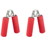 Relaxdays Fingertrainer Rot/Silber