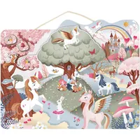 speedy monkey Konturenpuzzle »Magnetische Puzzle Einhorn« FSC® - schützt Wald, bunt