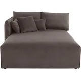 andas Ottomane »Nöre«, Lounge-Modul - zum eigenen Zusammenstellen, Breite 138cm, Tiefe 168cm, braun