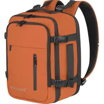 Normani Erweiterbarer Handgepäck-Rucksack 20 l Orange