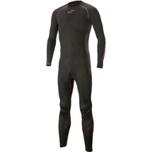Alpinestars Ride Tech Lite Langarm-basisschicht-anzug - Black / Red - M-L