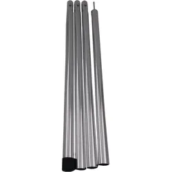 Zeltstange BENT "Alu-Aufstellstange", silber (silberfarben), ZeltstangenB:2,2cm H:2,2cm L:180cm, Aluminium, B:2,2cm H:2,2cm L:180cm