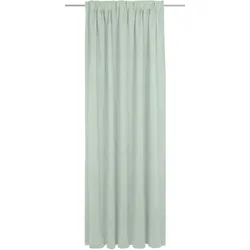 Vorhang ADAM "Easy Diamond" Gr. 3, blau, B:142cm H:225cm, Jacquard, Baumwolle, Gardinen, aus Bio-Baumwolle