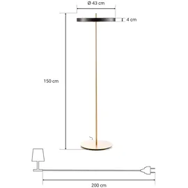 Umage Asteria Stehleuchte Black