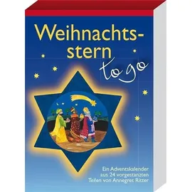Kaufmann, Ernst Weihnachtsstern - to go. Ein Adventskalender aus 24 vorgestanzten Teilen