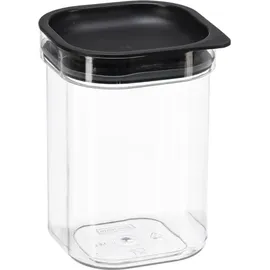 PLAST TEAM Vertriebs GmbH Trockenvorratsdose 1,6 l 1-tlg. transparent/schwarz