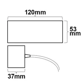 Fiai IsoLED ISOLED Deckenbaldachin eckig