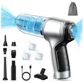 VPOW Akku Handstaubsauger Auto Staubsauger Kabellos: 15000PA Akkusauger mit 3 HEPA Filter - 5000mAh Handheld Vacuum Cleaner - Mini USB Staubsauger Aandsauger für Auto Haustiere Haus Car