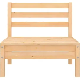 vidaXL Garten-Lounge-Set 4-tlg. Kiefer Massivholz braun