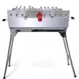Grillpeter Mangal Kairat Schaschlik Grill silber
